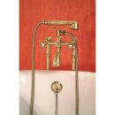 FOXTROT Freistehende Badewanne 170x75x64cm, Füsse weiss, schwarz/weiss