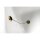 FOXTROT Freistehende Badewanne 170x75x64cm, Füsse weiss, schwarz/weiss