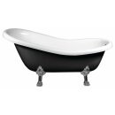RETRO Freistehende Badewanne 175x76x84cm, Füsse...