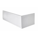 PLAIN 120 Frontschürze 120x59cm, links, weiss