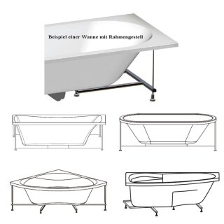 Rahmengestell zu Badewanne Cleo 150/75