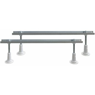 Stützfüsse für Badewannen, Länge 60cm