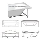 Rahmengestell zu Badewanne Viva L 185