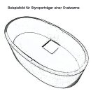 Styroporträger zu Badewanne Royal Corner