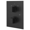 DIMY Thermostat-Duscharmatur , 2 Wege, schwarz