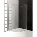 VITRA LINE Duschabtrennung,Viertelkreis 1200x900mm,R550,rechts, Klarglas