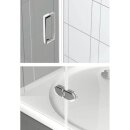 VITRA LINE Duschabtrennung,Viertelkreis 1200x900mm,R550,rechts, Klarglas