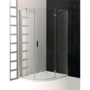 VITRA LINE Duschabtrennung Viertelkreis 1200x900mm, R550, rechts, Klarglas