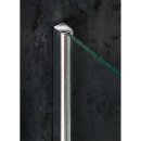 VITRA LINE Duschabtrennung Viertelkreis 1200x900mm, R550, links, Klarglas