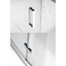 VITRA LINE Duschabtrennung Viertelkreis 1200x900mm, R550, links, Klarglas