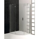 VITRA LINE Duschabtrennung Viertelkreis 1200x900mm, R550, links, Klarglas