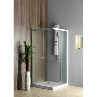 ALAIN Duschabtrennung Quadrat, 900x900mm, Glas BRICK