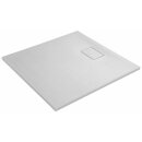 ACORA Mineralguss-Duschwanne,Quadrat 90x90x3,5cm, weiss...