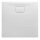 ACORA Mineralguss-Duschwanne,Quadrat 80x80x3,5cm, weiss Steindekor