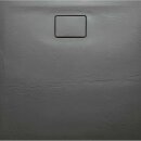 ACORA Mineralguss-Duschwanne,Quadrat 90x90x3,5cm, grau...