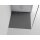 ACORA Mineralguss-Duschwanne,Quadrat 90x90x3,5cm, grau Steindekor