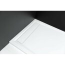ARENA Mineralguss-Duschwanne mit Rinne 90x90x4cm