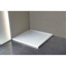 ARENA Mineralguss-Duschwanne mit Rinne 90x90x4cm
