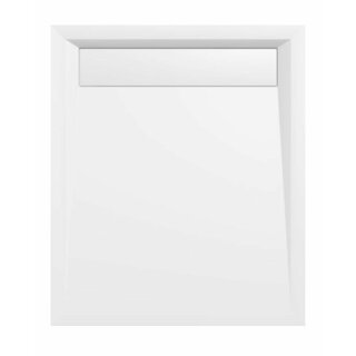 VARESA Duschwanne 110x90x4cm mit Rinnenabdeckung