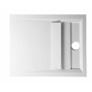 VARESA Duschwanne 110x90x4cm mit Rinnenabdeckung