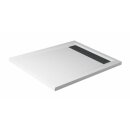 VARESA Duschwanne 110x90x4cm mit Rinnenabdeckung