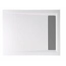 VARESA Duschwanne 110x90x4cm mit Rinnenabdeckung