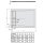 VARESA Duschwanne 90x80x4cm mit Rinnenabdeckung
