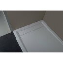 VARESA Duschwanne 120x80x4cm mit Rinnenabdeckung