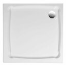 DIONA Gussmarmor-Duschwanne, Quadrat 90 x 90 x 7,5 cm