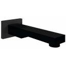 Einlauf, 180 mm, schwarz matt