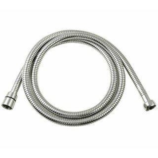 LUX Metall-Duschschlauch, Verlängerungsmöglichkeit 150-180cm, Chrom