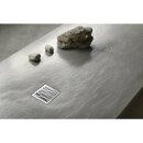 MITIA Gussmarmor-Duschwanne, Rechteck 140x90x3 cm, grau