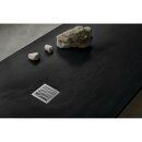 MITIA Gussmarmor-Duschwanne, Rechteck 200x90x3 cm, schwarz