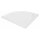 ARCA Gussmarmor-Duschwanne, Viertelkreis 100x100x3cm, R550