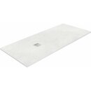 MITIA Gussmarmor-Duschwanne, Rechteck 160x90x3 cm, weiss