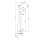 RHAPSODY Freistehende Wannenarmatur, Chrom, 1077mm hoch