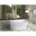 DELONIX Freistehende Gussmarmor-Badewanne 170x84x61,5cm, weiss