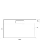 IRENA Duschwanne 160x90x3,5cm weiss