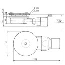 Slim Duschwannensiphon superflach