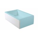 DEEP PLAIN 100, Frontschürze links, 100x36cm, weiss