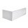 PLAIN 190 Frontschürze 190x59cm, rechts, weiss
