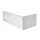 COUVERT 150 L, Frontschürze links, 150x52 cm, weiss