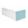 COUVERT 140 L, Frontschürze links, 140x52 cm, weiss