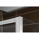 DEEP Duschtür 1200x1650mm, Klarglas