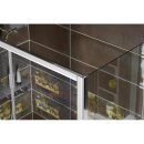 DEEP Duschtür 1300x1650mm, Klarglas