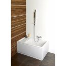 JAZZ 120x75cm Duschwanne mit Sitz, weiss