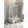 DEEP Rechteck-Duschwanne 130x75x26cm, tief, weiss