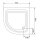 SELMA Duschwanne 90x90x30cm, R550 mit Rahmengestell
