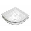 RETRO Keramik-Duschwanne, Viertelkreis 90x90x20cm, R550