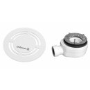 FLEXIA Duschwannensiphon, 90mm, DN40, weiss